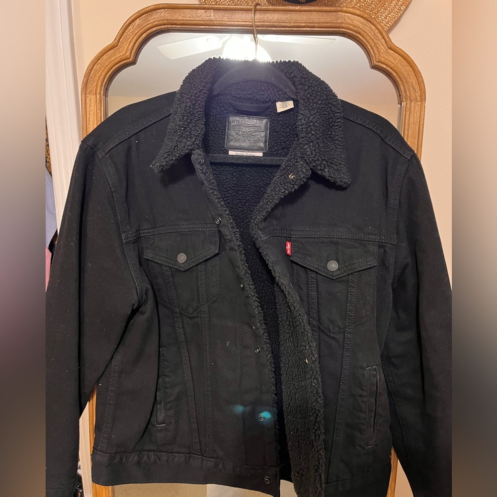 NEW Black #Levi’s Trucker Jacket